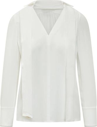 Elisabetta Franchi Vloeibare Blouse - Dames - Blouses - Wit - M - Overhemden