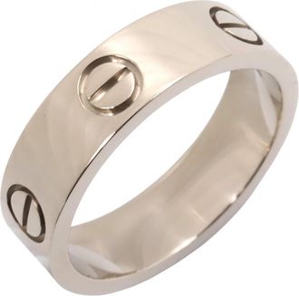 Cartier White Gold White Gold (18K) Band Ring (Pre-Owned)