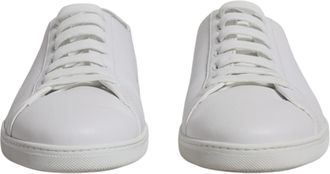 Dolce & Gabbana White Low Top Men Saint Tropez Sneakers Mens Shoes (Pre-Owned)