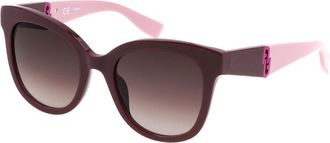 Furla SFU595 03G6 Womens Sunglasses Burgundy Size 52