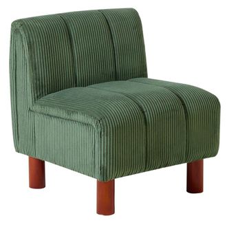 Nordlys Sill&oacute;n en madera y terciopelo verde