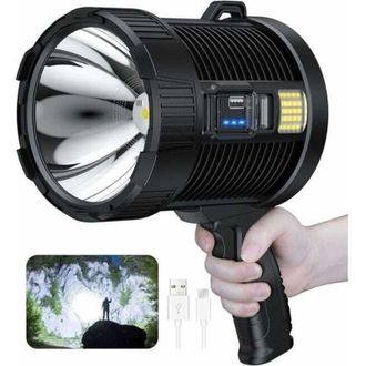 OEM Foco Port&aacute;til Recargable De 100.000 L&uacute;menes - 6 Modos De Iluminaci&oacute;n - Resistente Al Agua Ipx5 - Bater&iacute;a De 9600 Mah Para Uso En Exteriores -crezuo