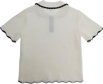 Emporio Armani Girls Kids T-Shirt White Cotton Top