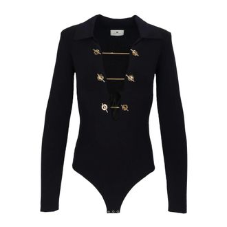 Elisabetta Franchi Dames, Tops, Blauw, Maat: S