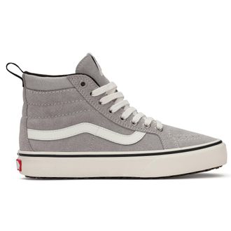 Vans Sneaker VANS MTE SK8-Hi Insulated, Damen, Gr. 38,5, drizzle, Leder, Synthetik, Textil, Schuhe Sneaker, gef&uuml;tterter Sneakerboot