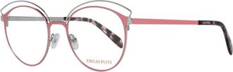 Emilio Pucci Pink Metal Glasses Womens (Frames)