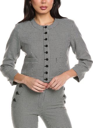 Derek Lam Piera Ruched Sleeve Jacket