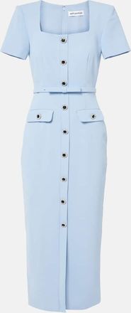 Self Portrait Crepe midi dress