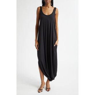 Ramy Brook Ellison Knot Hem Tank Dress in Black at Nordstrom, Size Xx-Small