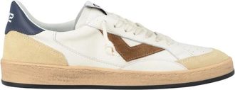 4B12 Play New Sneaker - Heren - Sneakers - Wit - 40 EU - Leer - Schoenen