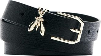 Patrizia Pepe Leren Riem - Dames - Riemen - Zwart - XS - Leer - Accessoires