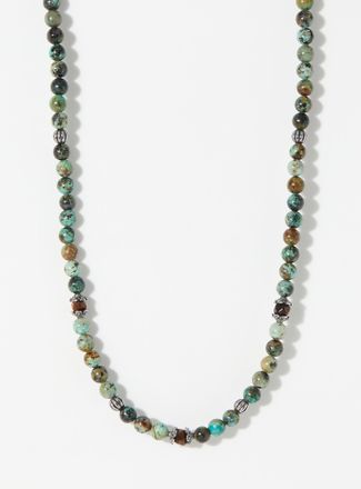 Mancino Mens Natural stone necklace