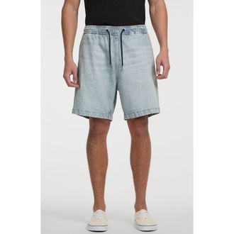 Guess Denim Drawstring Shorts in Gal1 at Nordstrom, Size 29