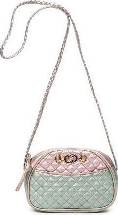 Gucci Pre-owned Womens Trapuntata Camera Crossbody Shoulder bag - Pink - One Size