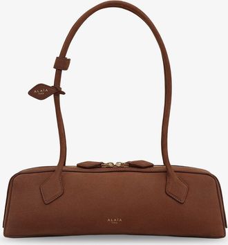 Alaia Borsa a spalla Teckel Medium in suede - ALAIA - gender_Woman