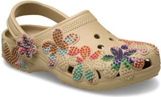 Crocs Classic Beaded Clog in Beige at Nordstrom, Size 10 Womens