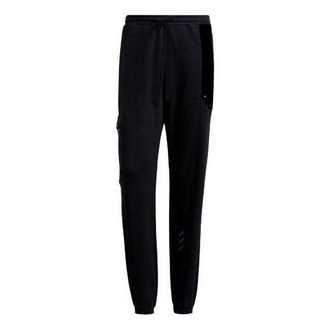 adidas originals x melting sadness Crossover Series Casual Splicing Sports Pants/Trousers/Joggers Black HC0350
