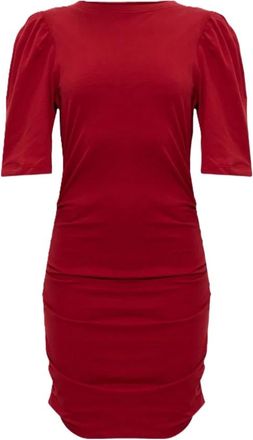 Isabel Marant Kleedjes, Dames, Rood, M, Katoen, Mylda Dress