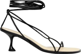 Proenza Schouler Tee Sandalen - Dames - Sandalen met hakken - Zwart - 37 EU - Leer - Schoenen