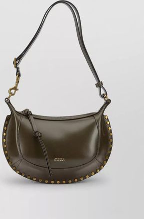Isabel Marant oskan moon small leather clutch bag