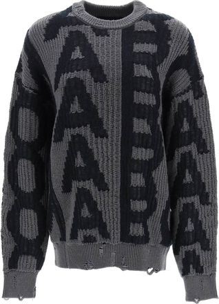 Marc Jacobs Distressed Monogram Sweater