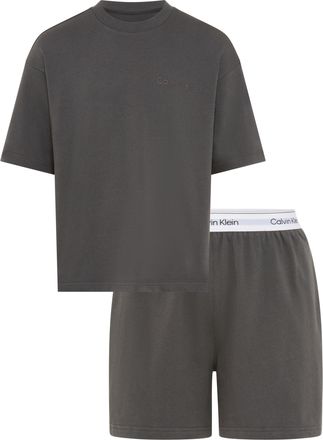 Calvin Klein Underwear Shorty, Herren, Gr. XL (54), grau, Jersey, Obermaterial: 100% Baumwolle, CALVIN KLEIN UNDERWEAR, unifarben, Basic ca. Mitte Oberschenkel, Rundhals, ab