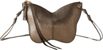 Borbonese Shoulder Bags, female, Brown, Size: ONE SIZE Shoppers Bronze