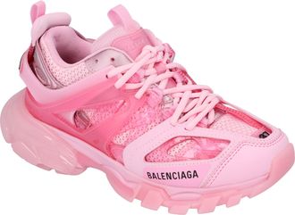 Balenciaga Womens Track Clear Sole - Pink - Size EU 36