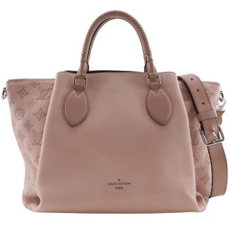 Louis Vuitton Haumea Mahina Leather Pink Leather Handbag (Pre-Owned)