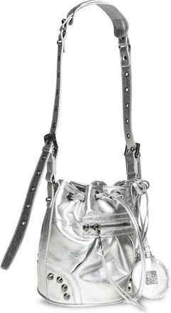 Steve Madden Bucket Bag - Dames - Schoudertassen - Grijs - ONE Size - Leer - Tassen