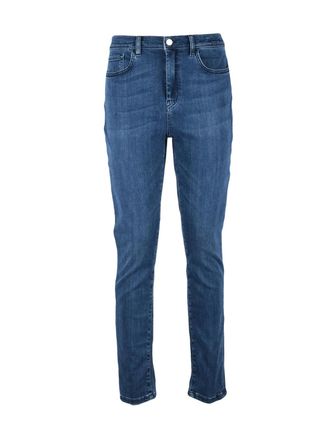 Marella Blue Slim Fit Stretch Cotton Jeans