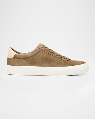 Vince Mens Fulton Low-Top Suede Sneakers