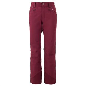FlyLow Womens Daisy Ski Pant In Ruby