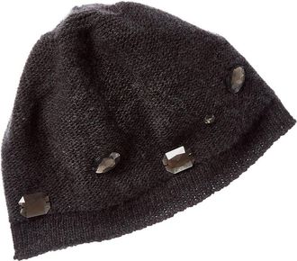 Portolano Stones Cashmere, Wool & Silk-Blend Blend Hat