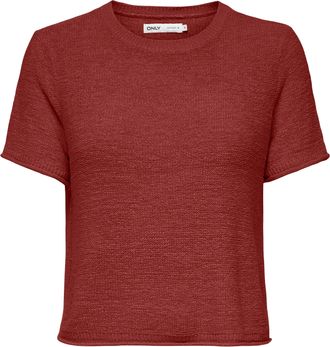 Only Kurzarmpullover »ONLSUNNY S/S PULLOVER NOOS KNT« mit Strukturmuster