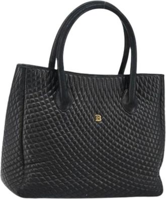 Bally Pre-owned Handbags, female, Black, Size: ONE SIZE Pre-owned Leather Handbag