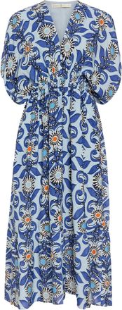 Marie Oliver Womens Venus Caftan Dress In Blue