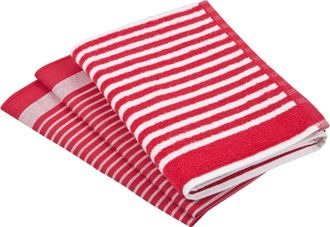 ROSS Geschirrtuch »Exclusiv« 1x Küchen-Frottiertuch 50x50 cm Streifen u. 2x Geschirrtücher 50x70 cm
