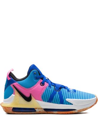 Nike LeBron Witness 7 sneakers - men - Mesh/Fabric/Rubber - 10.5 - Blue