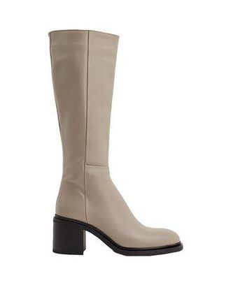 8 by YOOX LEATHER MID-HEEL BOOT