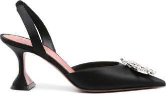 Amina Muaddi Begum Slingback Pumps, Brand Size 35.5 (US Size 5.5)
