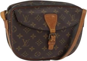 Louis Vuitton Pre-owned Monogram Canvas Schoudertas - Dames - Vintage Schoudertas - Bruin - ONE Size - Leer - Vintage