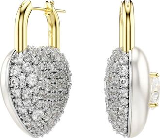 Swarovski Idyllia Drop Earrings - Dames - Oorbellen - Grijs - ONE Size - Accessoires
