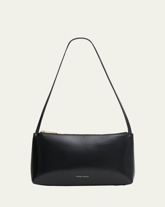 Mansur Gavriel Gaia Zip Leather Shoulder Bag