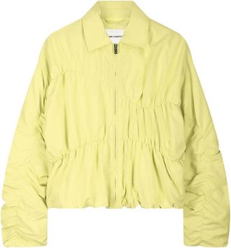 Fab By Fabienne Chapot Pillow Jacket - Dames - Bomber jackets - Geel - L - Leer - Jassen