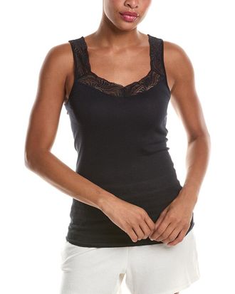Hanro Hanro Lace Trim Tank Top