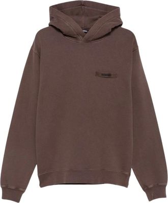 Jacquemus Le Gros Grain Hoodie - Heren - Hoodies - Bruin - L - Katoen - Hoodies & sweatvesten