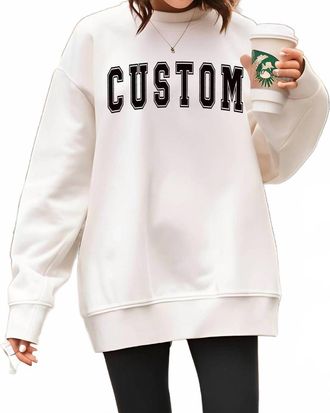 CB & Co Summer Salt Sweatshirt In White