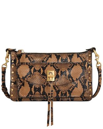 Rebecca Minkoff Darren Mini Top Zip Leather Crossbody