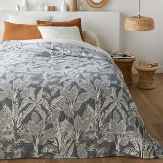 La Redoute Interieurs Beddensprei in jacquard, omkeerbaar, Siamang